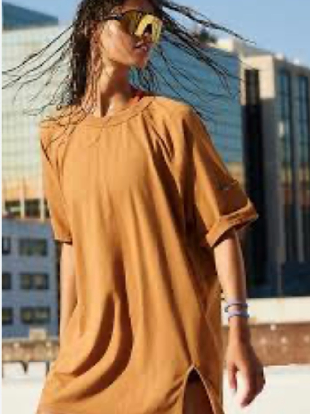 Free People movement hot shit tunic tee